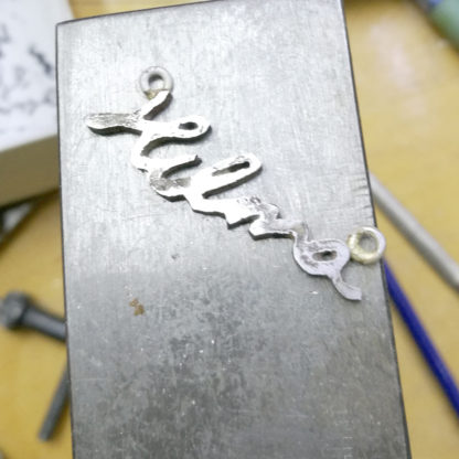 Hilma, script name necklace - Image 3