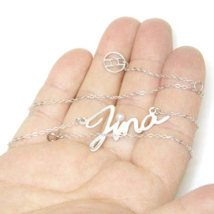 Iina, script name necklace - Image 7